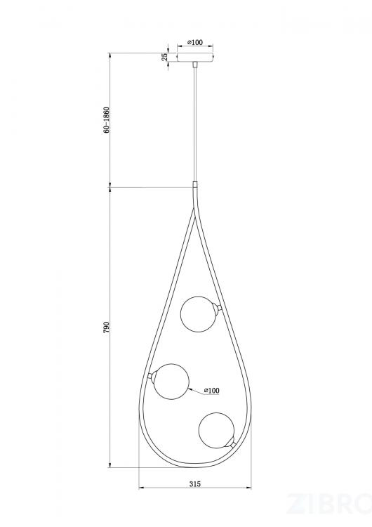 Люстра Freya FR4005PL-03B2