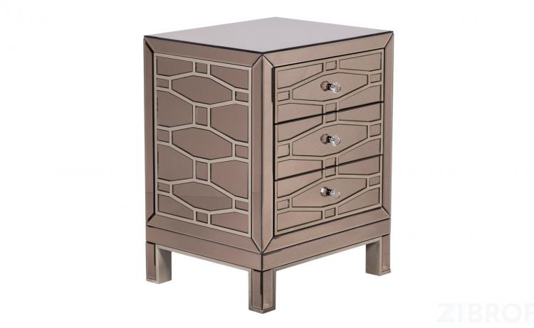 KFG046 Тумба зеркальная 3 ящика  51*42*65см