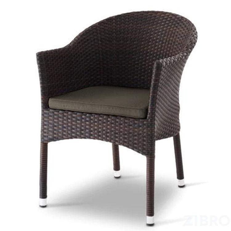 Кресло из искусственного ротанга - WS-2907B/Brown