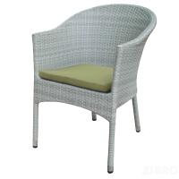 Кресло из искусственного ротанга - WS-2907W/White