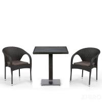Комплект мебели из иск. ротанга T607D/Y290-W53/52 Brown (2+1)