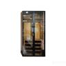 GD-10002 Шкаф Alto двухдверный c выдвижными ящиками, цвет орех, дверцы стекло 100*57*230см