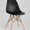 Стул Eames DSW черный пластиковый, сталь, натуральный массив бука, 4 шт.