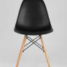 Стул Eames DSW черный пластиковый, сталь, натуральный массив бука, 4 шт.