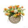 ZS-C1032-18 Кашпо 46*46*40см цвет серебро