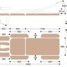 Массажный стол c двумя электроприводами X203P