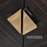 Витрина Golden Prism коричневая/золото