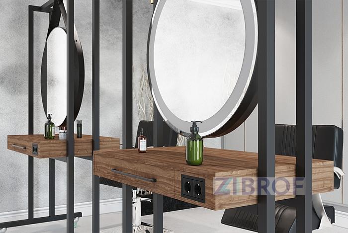 Зеркало парикмахерское TARUS DUO EDGE