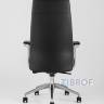 для руководителя TopChairs Armor офисное черное обивка экокожа крестовина металл