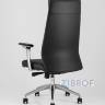 для руководителя TopChairs Armor офисное черное обивка экокожа крестовина металл