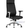 для руководителя TopChairs Armor офисное черное обивка экокожа крестовина металл