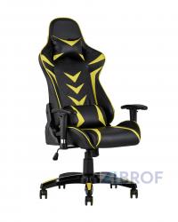 компьютерное TopChairs Corvette желтое геймерское