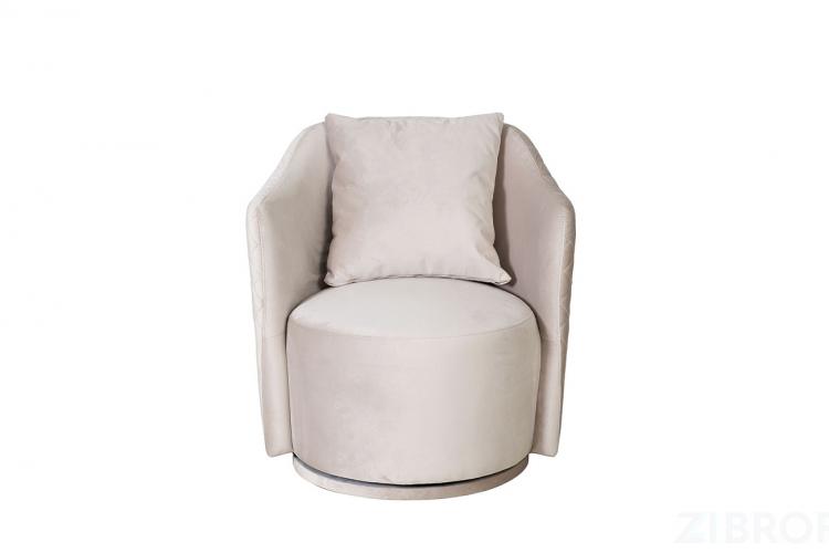 Кресло Verona Basic вращающееся велюр беж. Bel09 70*77*80см