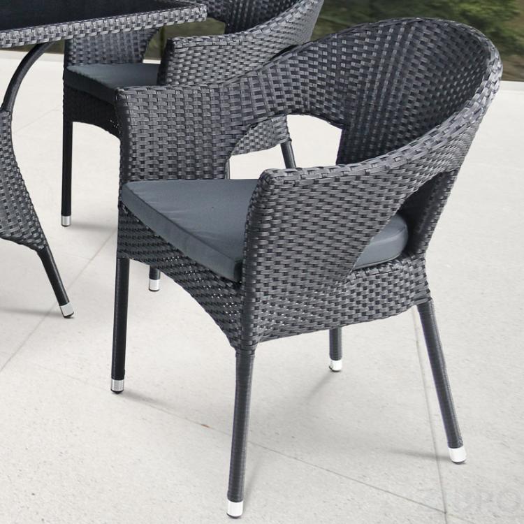 Комплект мебели из искусственного ротанга - Avanti Black
