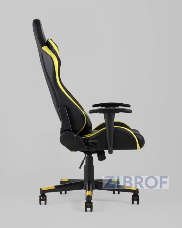 Компьютерное кресло TopChairs Gallardo желтое геймерское