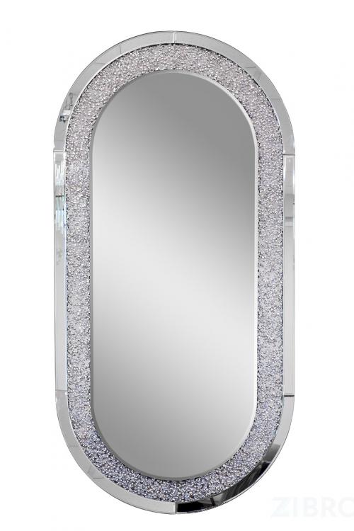 50SX-9138 Зеркало овальное в раме с кристаллами 120*60см