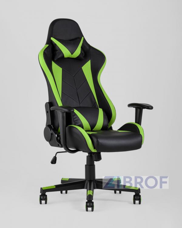 Компьютерное кресло TopChairs Gallardo зеленое геймерское