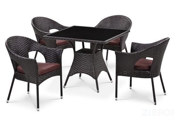 Комплект мебели из искусственного ротанга - Avanti Brown