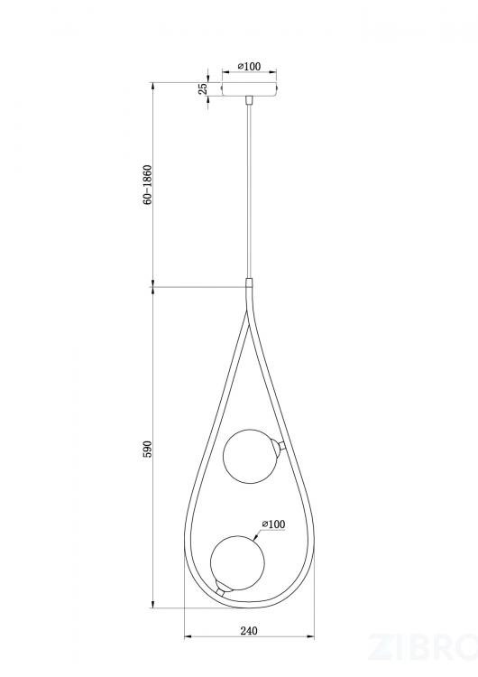 Люстра Freya FR4005PL-02B