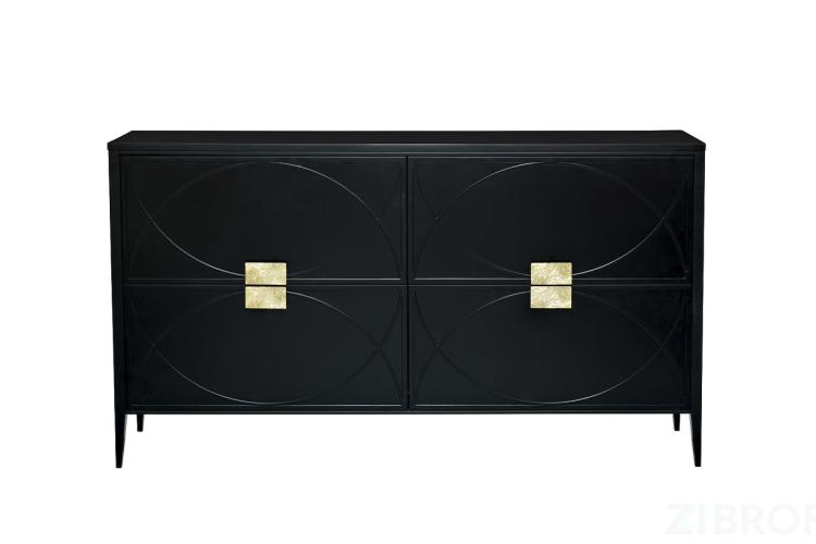 151SV-00001 Комод черный 160*90*40см