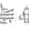 Косметологическая кушетка MK 145 Niko, 4 мотора