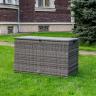 Сундук для хранения KARL 120 c колесиками серый