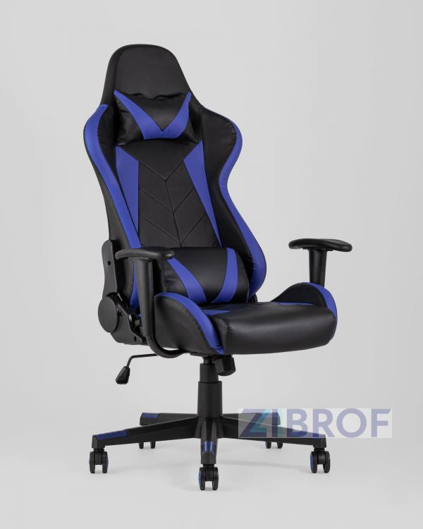 Компьютерное кресло TopChairs Gallardo синее геймерское