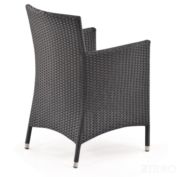 Комплект мебели из искусственного ротанга - Palermo black