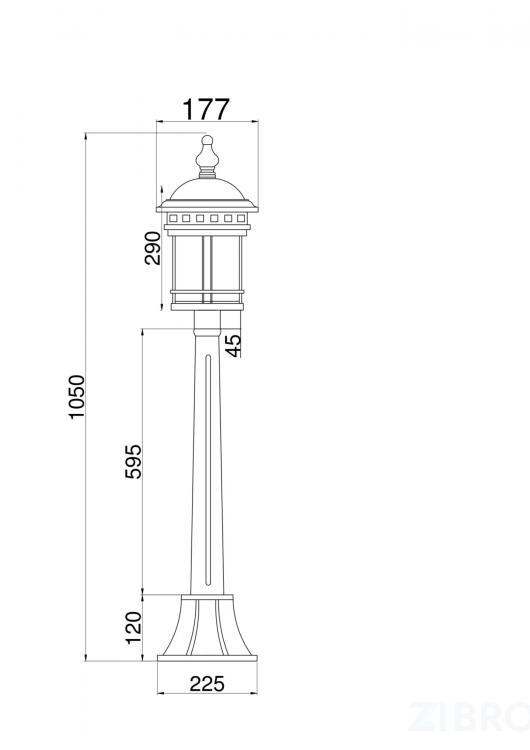 Ландшафтный светильник Outdoor O031FL-01BR