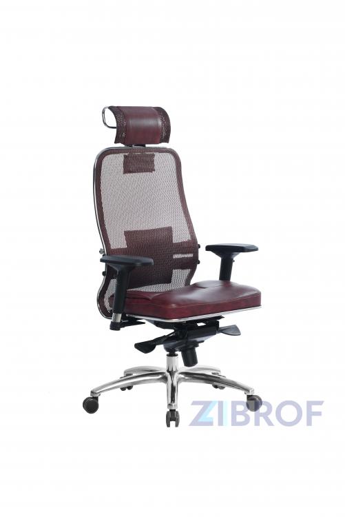 Офисное кресло Samurai SL-3.03 темно-бордовое