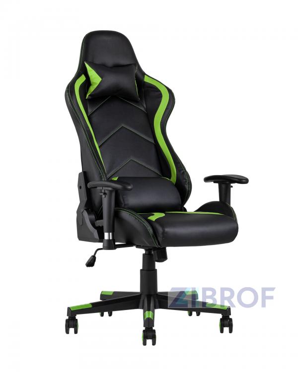 компьютерное TopChairs Cayenne зеленое геймерское