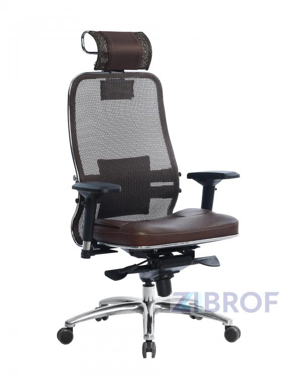 Офисное кресло Samurai SL-3.03 темно-коричневое