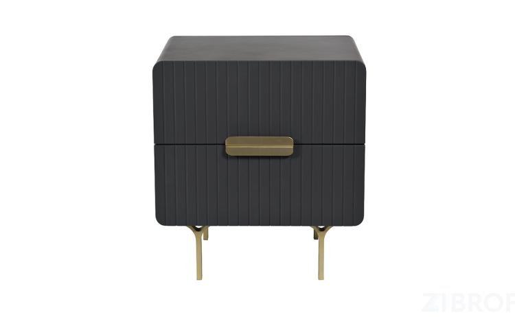 40AD-CB0005A Тумбочка серая 50*41,5*56 см