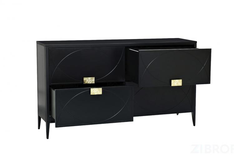 98BP-GD01KOMD-CHERN Комод черный 160*90*40см