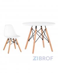 Комплект мебели детский стол Eames,стол и 1 белый стул