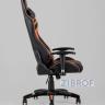 компьютерное TopChairs Corvette оранжевое геймерское