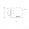K2KW-825BR Бра 20*28*25см