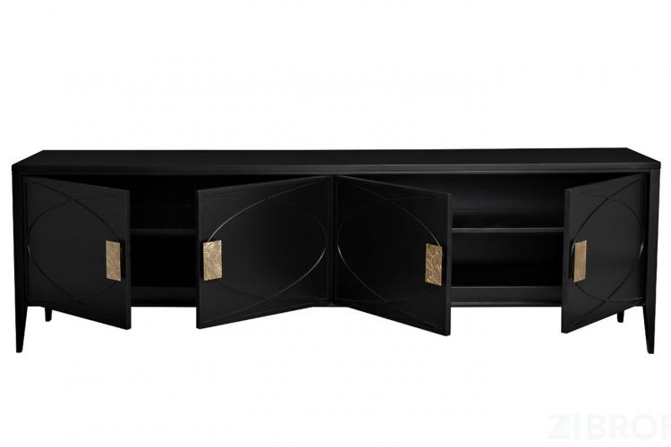 98BP-GD01TUMB-CHERN Тумба под TV черная 200*60*40см