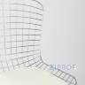 Bertoia хромированный металл с белой подушкой из экокожи