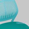 Компьютерное кресло детское Анна бирюзовый обивка сетка текстиль спинка пластик крестовина металл пластик механизм р