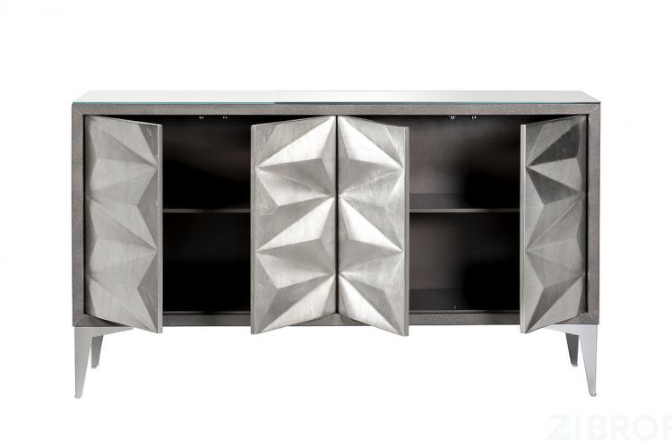 ART-2927-S Комод с рельефным фасадом,отделка под ската 163*41*90