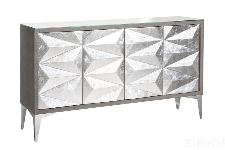 ART-2927-S Комод с рельефным фасадом,отделка под ската 163*41*90