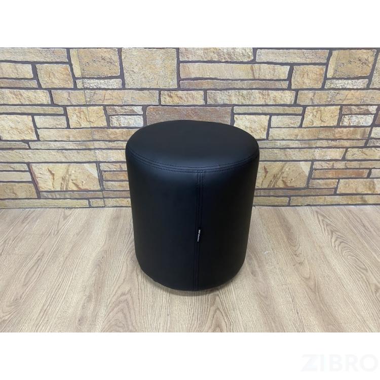 Пуф Лори круглый размер: d40 см, высота 45 см, черный Ecotex 3001