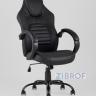 Компьютерное кресло TopChairs Racer Midi черное геймерское