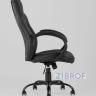 Компьютерное кресло TopChairs Racer Midi черное геймерское