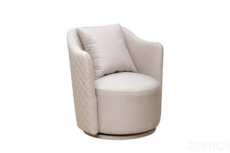 Кресло Verona Basic вращающееся велюр беж. Colt002-BEG 70*77*80см