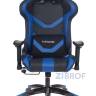 Игровое кресло Кресло игровое Бюрократ CH-772N/BL+BLUE две подушки черный/синий искусственная кожа (пластик чер