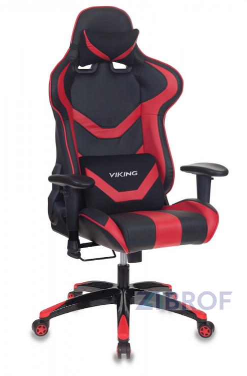 Игровое кресло Кресло игровое Бюрократ CH-772N/BL+RED две подушки черный/красный искусственная кожа (пластик че