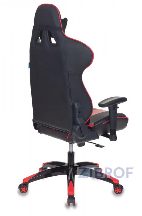 Игровое кресло Кресло игровое Бюрократ CH-772N/BL+RED две подушки черный/красный искусственная кожа (пластик че
