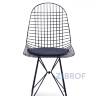 Eiffel из металла цвет черный с подушкой из черной экокожи